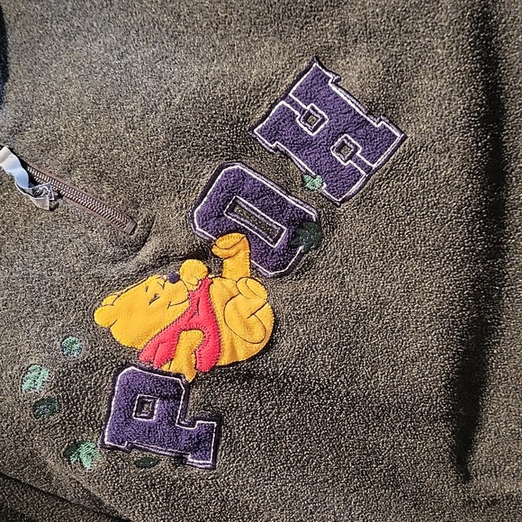 Disney Pooh fleece-like top, size 1X, grey - Picture 5 of 15